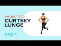 How To Curtsy Lunge  With Krissy Cela