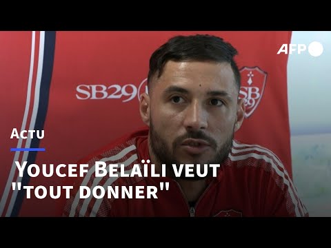 Youcef Belaïli à Brest: l'international algérien veut "tout donner" | AFP