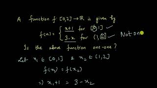 How to identify if a function is one one? | Relations and Functions | XII | Maths | Khan Academy