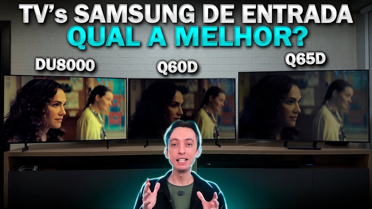 DU8000 vs Q60D vs Q65D - Qual a MELHOR TV da SAMSUNG para 2024?