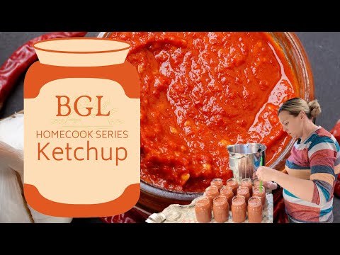The BEST Ketchup from frozen (or you can use fresh) tomatoes!
