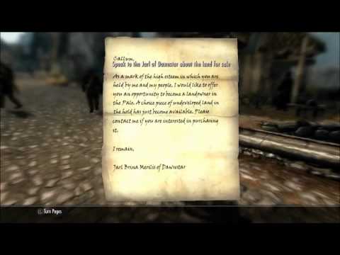 How to start the hearthfire addon for skyrim
