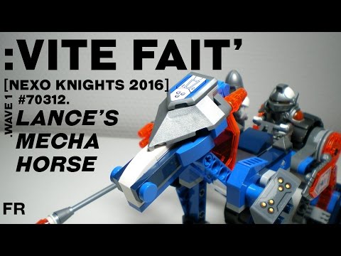 Vidéo LEGO Nexo Knights 70312 : Le méca-cheval de Lance