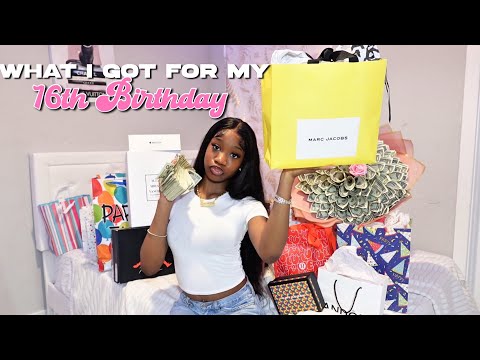 WHAT I GOT FOR MY 16TH BIRTHDAY