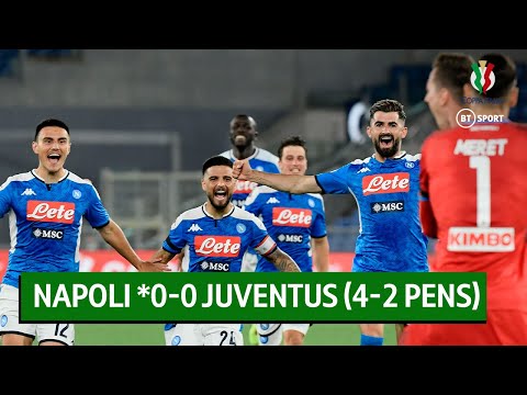 Napoli vs. Juventus | Napoli win Coppa Italia on penalties! | Match highlights