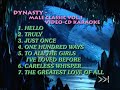 Dynasty Male Classic Volume 1 Songlist