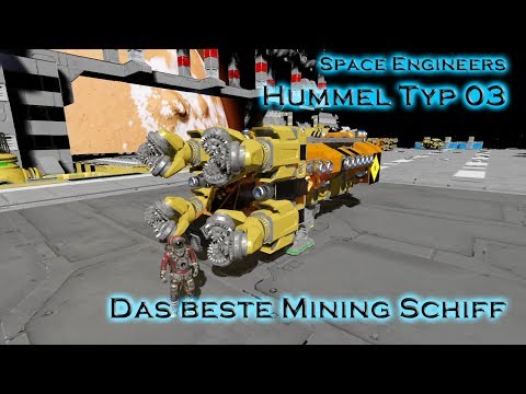 UESC 54 - Bergbauschiff Hummel MK 3 - Schiffsvorstellung - Space Engineers