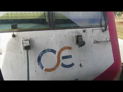 Greece: On board view of a TrainOSE class 220 diesel loco working an Anthens to Kalambaka train