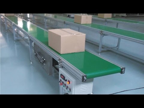 Aluminum pvc belt conveyor