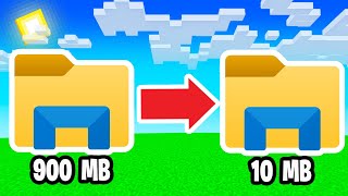 How To Reduce Minecraft World File Size! - Tutorial