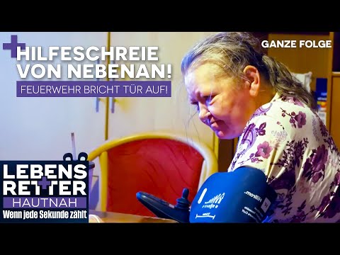 2 Stunden lang um Hilfe gerufen: Feuerwehr muss Tür aufbrechen! | Lebensretter hautnah