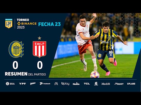 #TorneoBinance 2023 | Fecha 23 | resumen de Rosario Central - Estudiantes