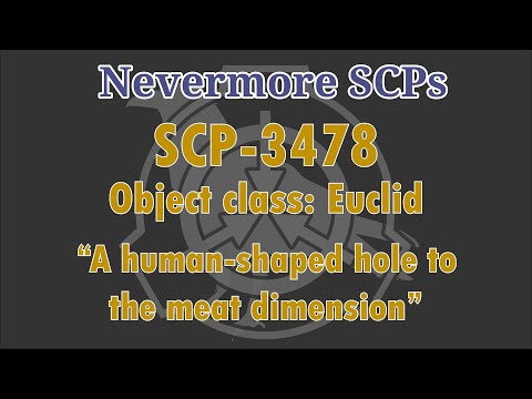 SCP-3478 - "A human-shaped hole to the meat dimension"