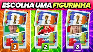 ⚽ ESCOLHA SUA FIGURINHA DA COPA *com trolagens* 😅