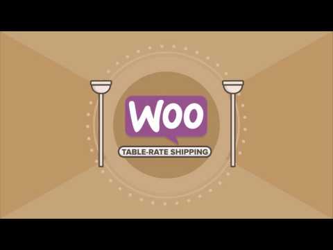 Table Rate Shipping - Create custom shipping rules & costs