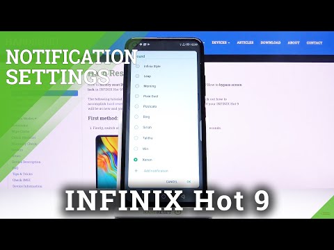 How to Change Voicemail Notification in INIFIX Hot 9 – Manage Notifications