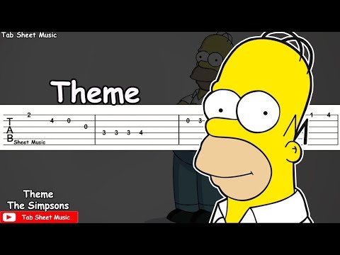 The Simpsons (Los Simpson) - Theme Guitar Tutorial