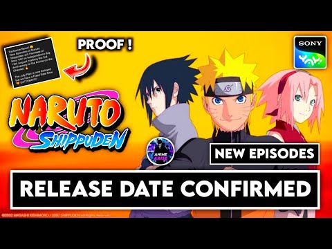Exclusive News 🔥 Naruto Shippuden New Episodes Hindi Dub Release Date Confirmed on Sony Yay !