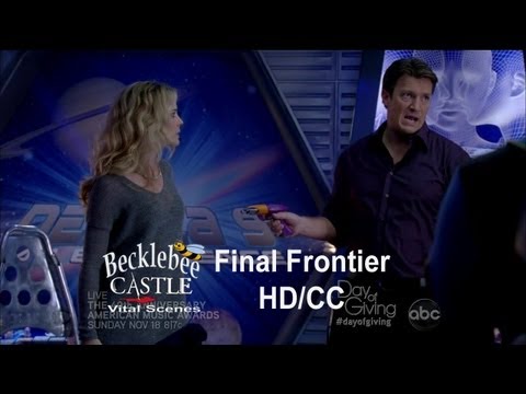 Castle "The Final Frontier" 5x06 Crime Reenactment  (HD/CC)