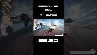 #wipeoutomegacollection Speed lap Sol A+ class 29.50