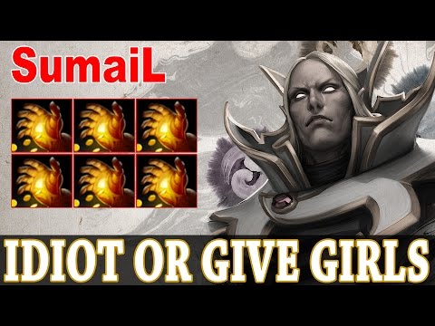 SumaiL invoker vs girl play Mirana | Idiot or give girls | DotaZone