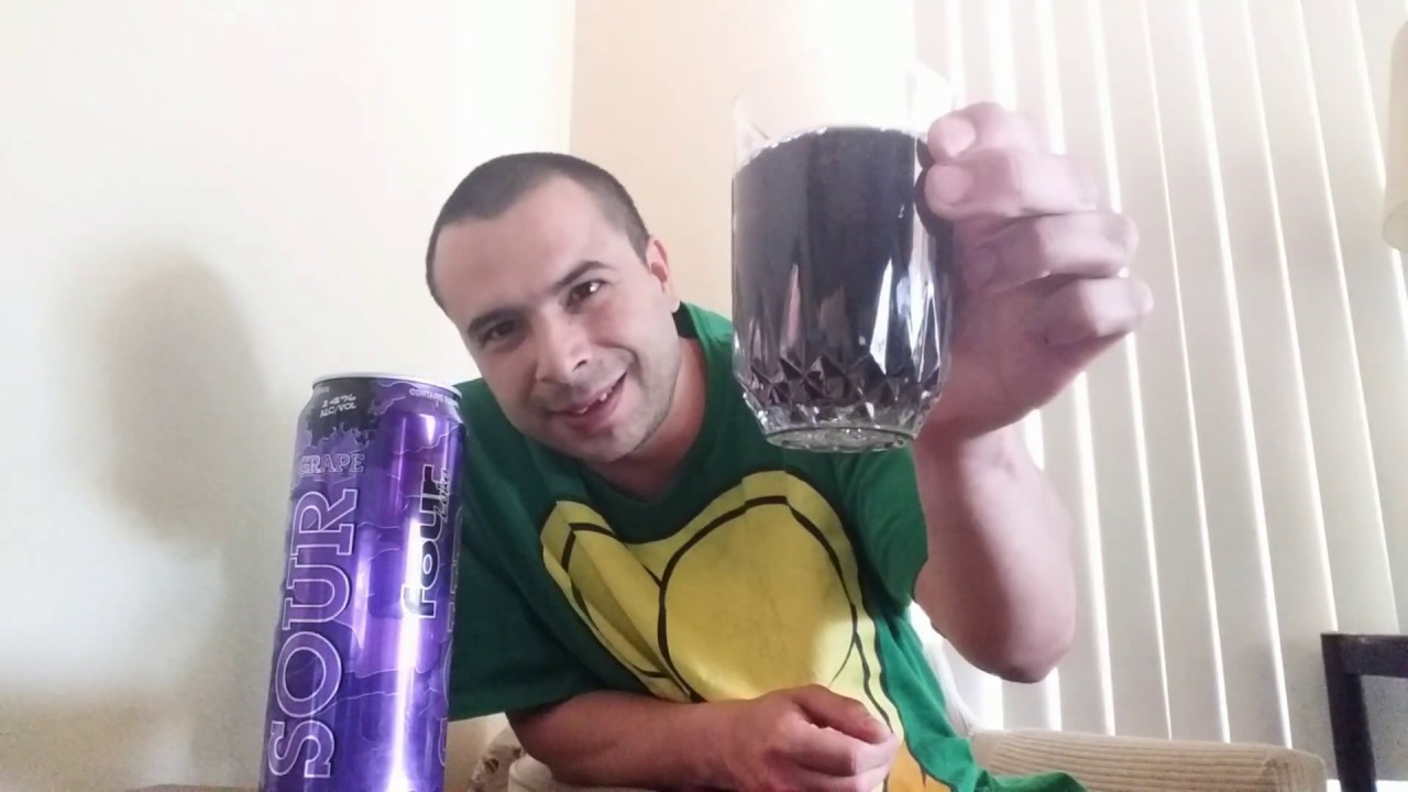 New four loko sour grape with buzzing on a budget