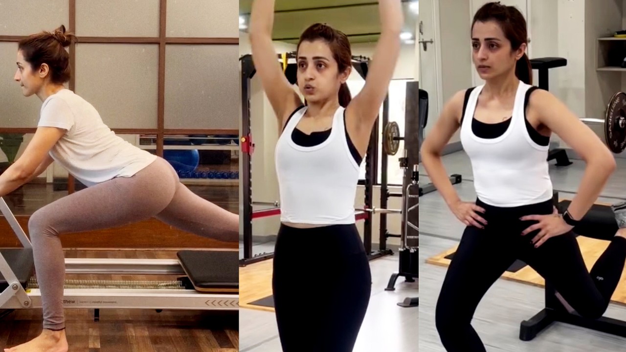 Trisha Krishnan Sports bra in gym