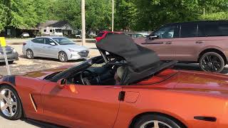 43k-Mile 2008 Chevrolet Corvette Convertible 6-Speed Top Function