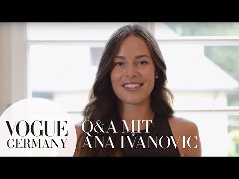 Q&A with Ana Ivanović about travel essentials, favorite snacks & more | VOGUE Interview Ana Ivanovic
