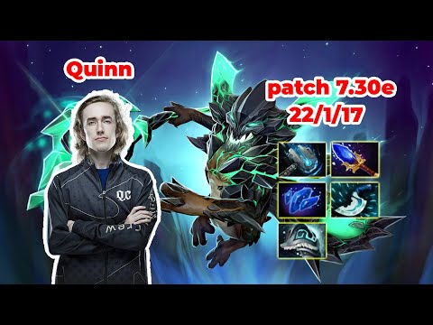 Quinn CCnC Outworld Destroyer Mid - DOTA 2 7.30e - MMR rank - Dota2 Gameplay [Learn To PRO dota2]