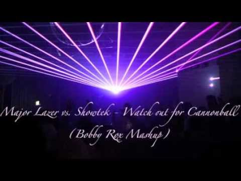 Major Lazer vs. Showtek - watch out for cannonball (Bobby Rox Mashup)