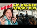 Girl Temper Tantrum Banned From School Bus After Hitting Bus Driver NEW VIDEO