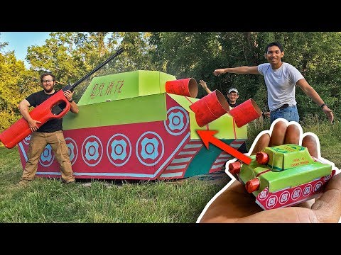 WORLDS LARGEST Firework Tank!