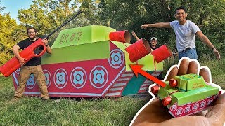 WORLDS LARGEST Firework Tank!