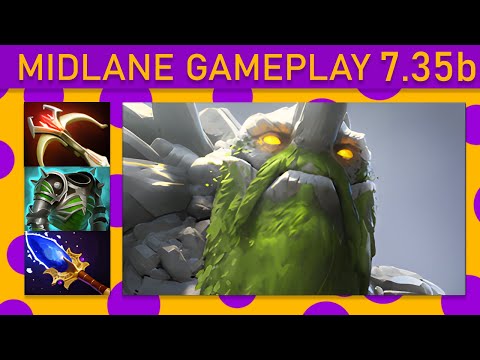 ⭐Tiny 20 Kills! Mid Gameplay 7.35b - Dota 2 Top MMR