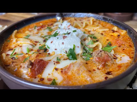 Easy Creamy Lasagna Soup | Comfort In A Bowl