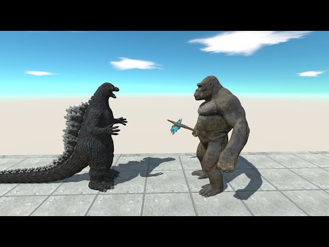 NEW HEISEI GODZILLA VS KING KONG DEATH CLIMB - Animal Revolt Battle Simulator