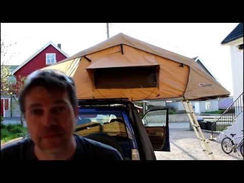 Setting up ARB Roof Top Tent