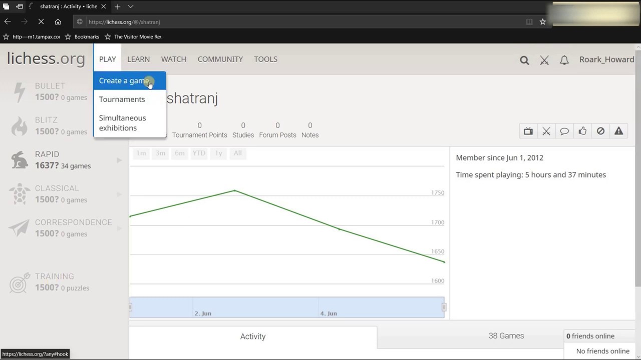 Basic Introduction to Lichess.org Website