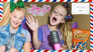 I Mailed Myself in a Box as Fan Mail to JoJo Siwa! OMG It Worked! I Can&#39;t Sing Boomerang Song (Skit)