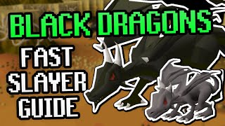 FASTEST Method Black Dragons Quick Guide - Easy Slayer Points (Slayer Guide OSRS)