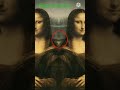 Alien Spotted In Mona Lisa Painting Shorts