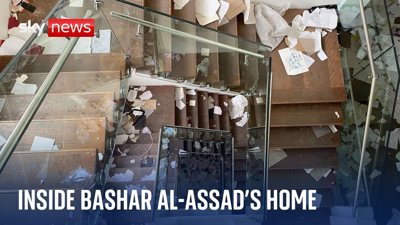 Inside Assad's abandoned home: Damning documents, wedding photos and children's notes
