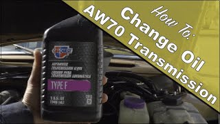 How to Change ATF on a BW55/AW70 Volvo 240, 1982
