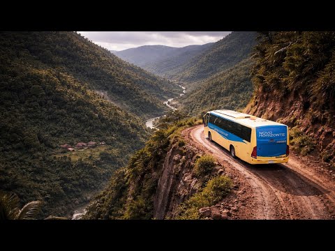 Como é a VIAGEM DE ÔNIBUS na estrada MAIS PERIGOSA da BAHIA?