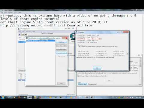 Cheat Engine Tutorial All 9 steps