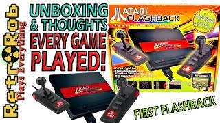 Original Atari 7800 Flashback  EVERY GAME PLAYED, Unboxing and Thoughts