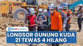 Korban Tewas Longsor Gunung Kuda Cirebon Bertambah Jadi 21 Orang, 4 Orang Masih Dicari