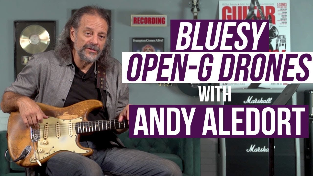 Bluesy Open-G Drones with Andy Aledort - YouTube
