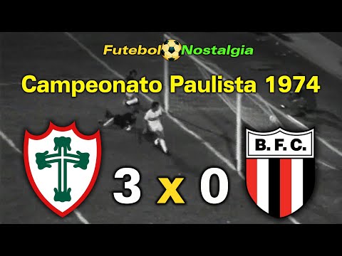 Portuguesa 3 x 0 Botafogo-SP - 18-09-1974 ( Campeonato Paulista )
